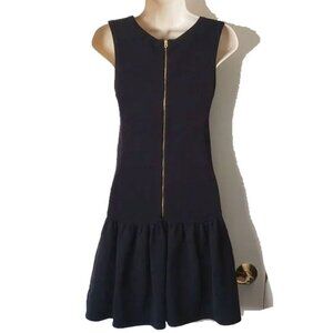 Juicy Couture Sleeveless Flounce Sweaterdress XS Black